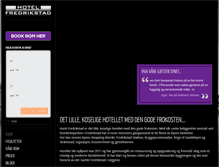 Tablet Screenshot of hotelfredrikstad.com